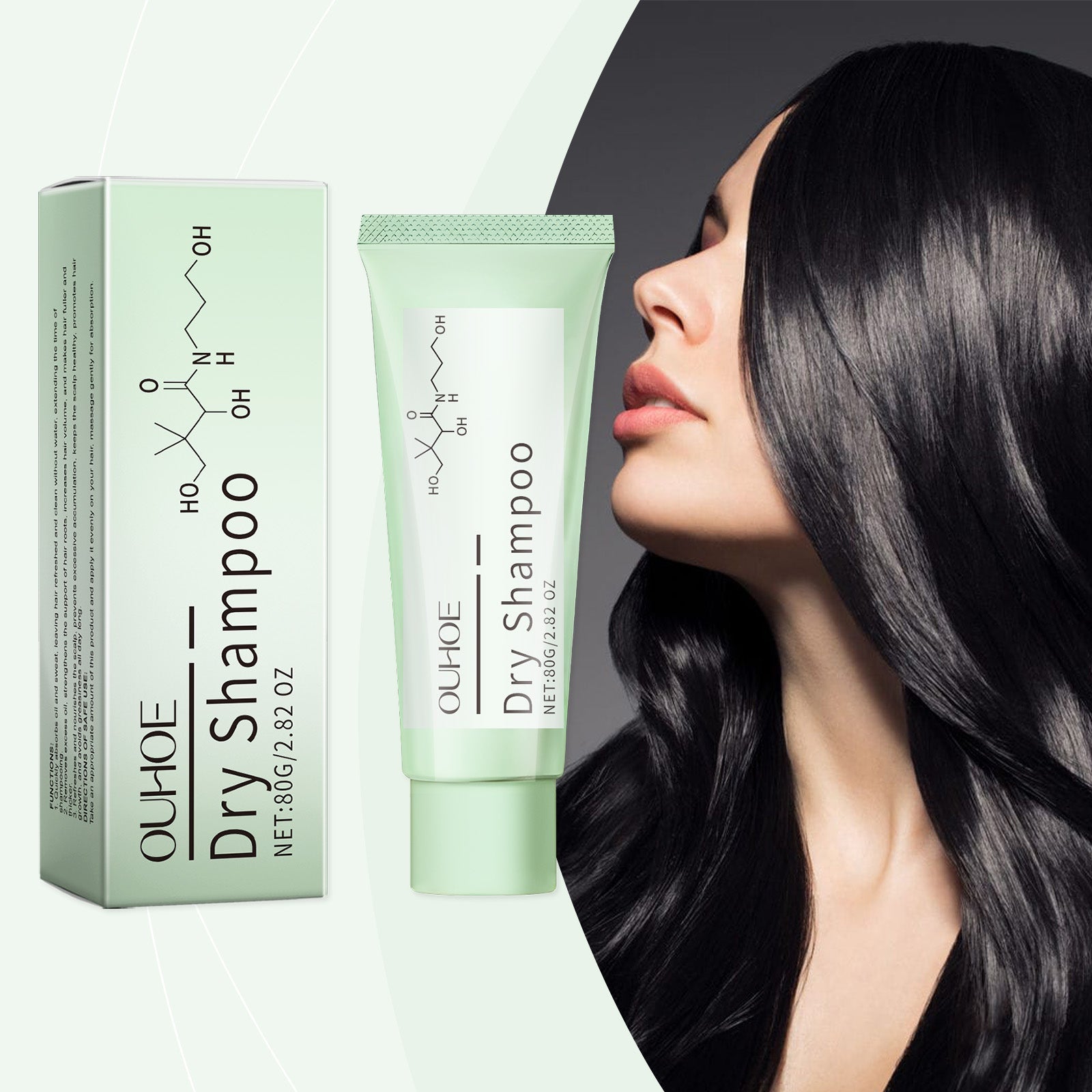 Leave-In Dry Shampoo Conditioner Refreshing Hair Care Spray