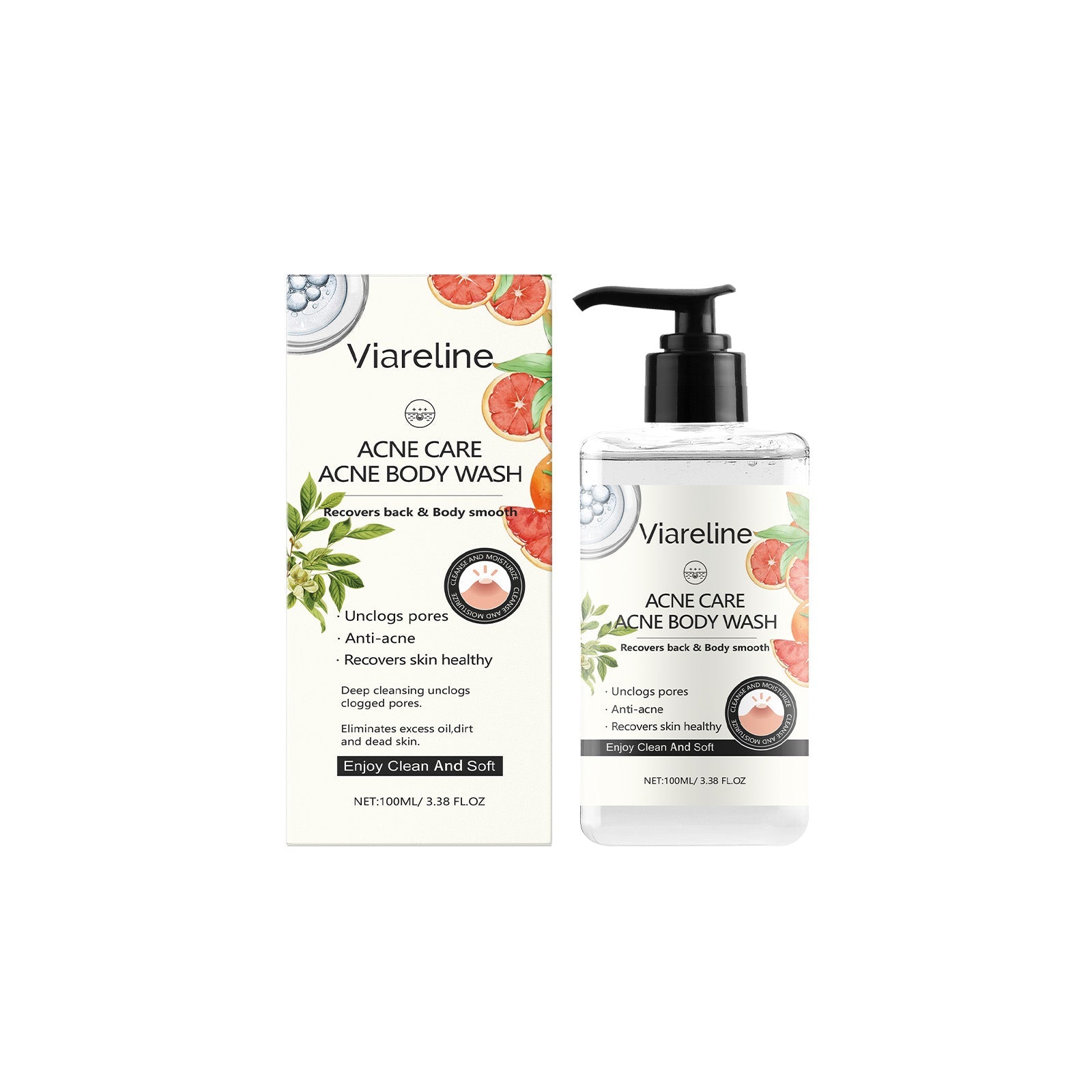 Soothing Repair Shower Gel Hydrating Moisturizing Body Cleanser