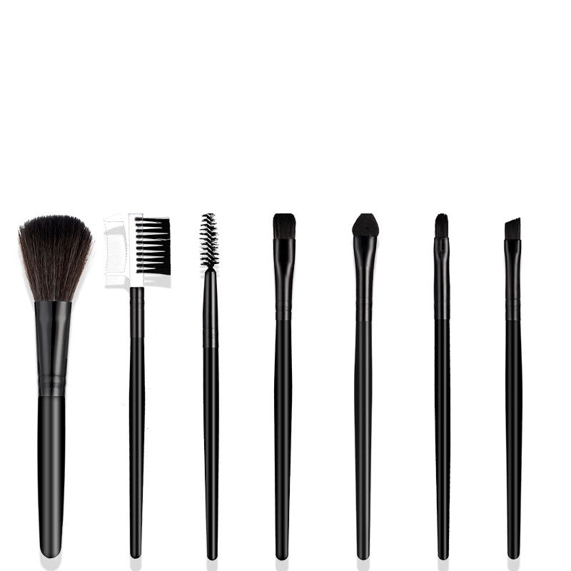 7-Piece Makeup Brush Set Complete Beauty Tool Collection