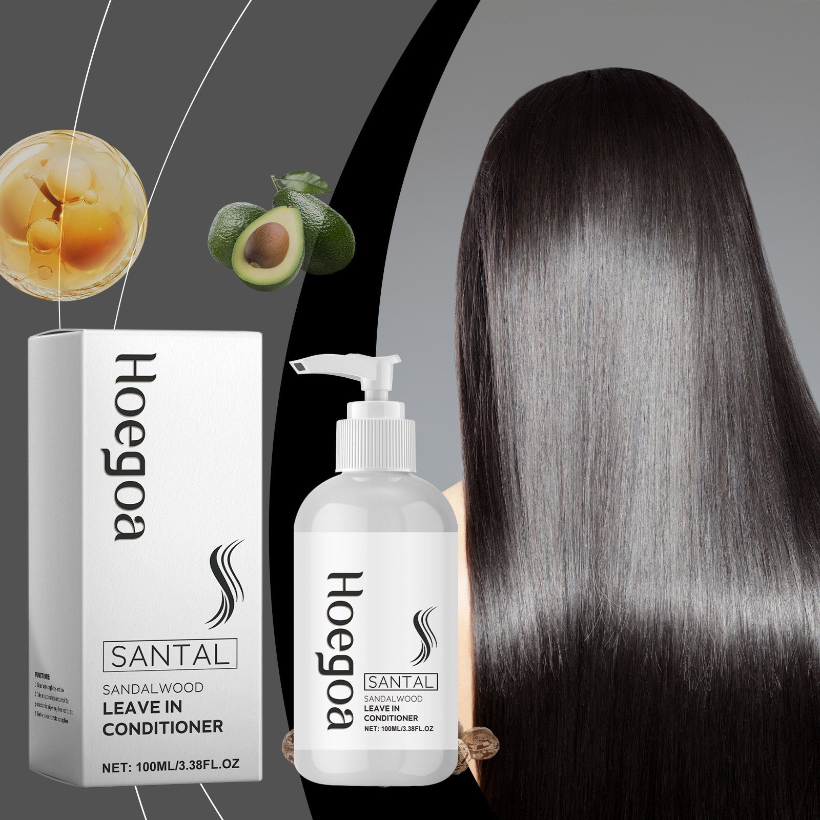 Nourishing Leave-In Conditioner for Soft Shiny Healthy Hair