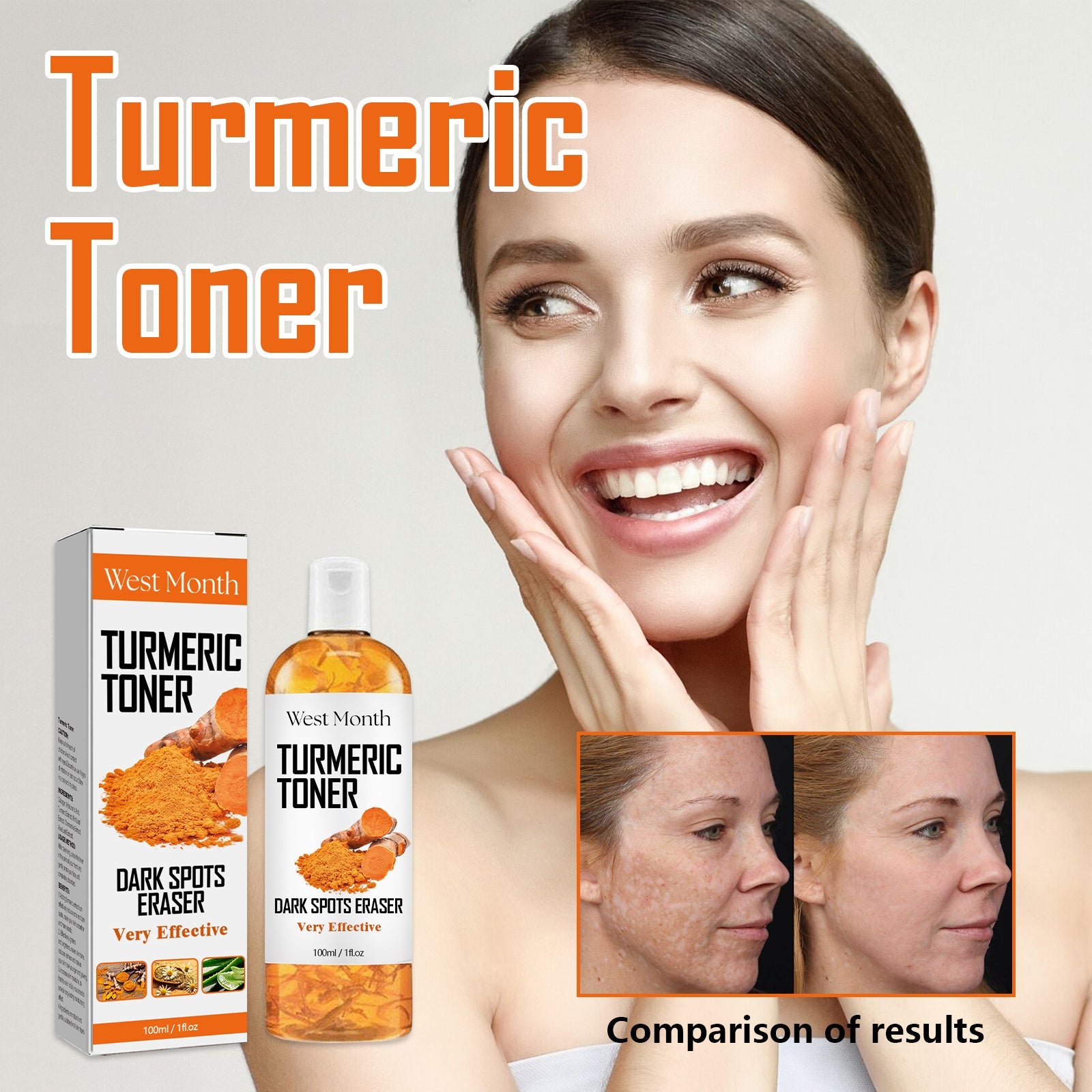 Turmeric Facial Toner Deep Hydrating Firming Skin Care