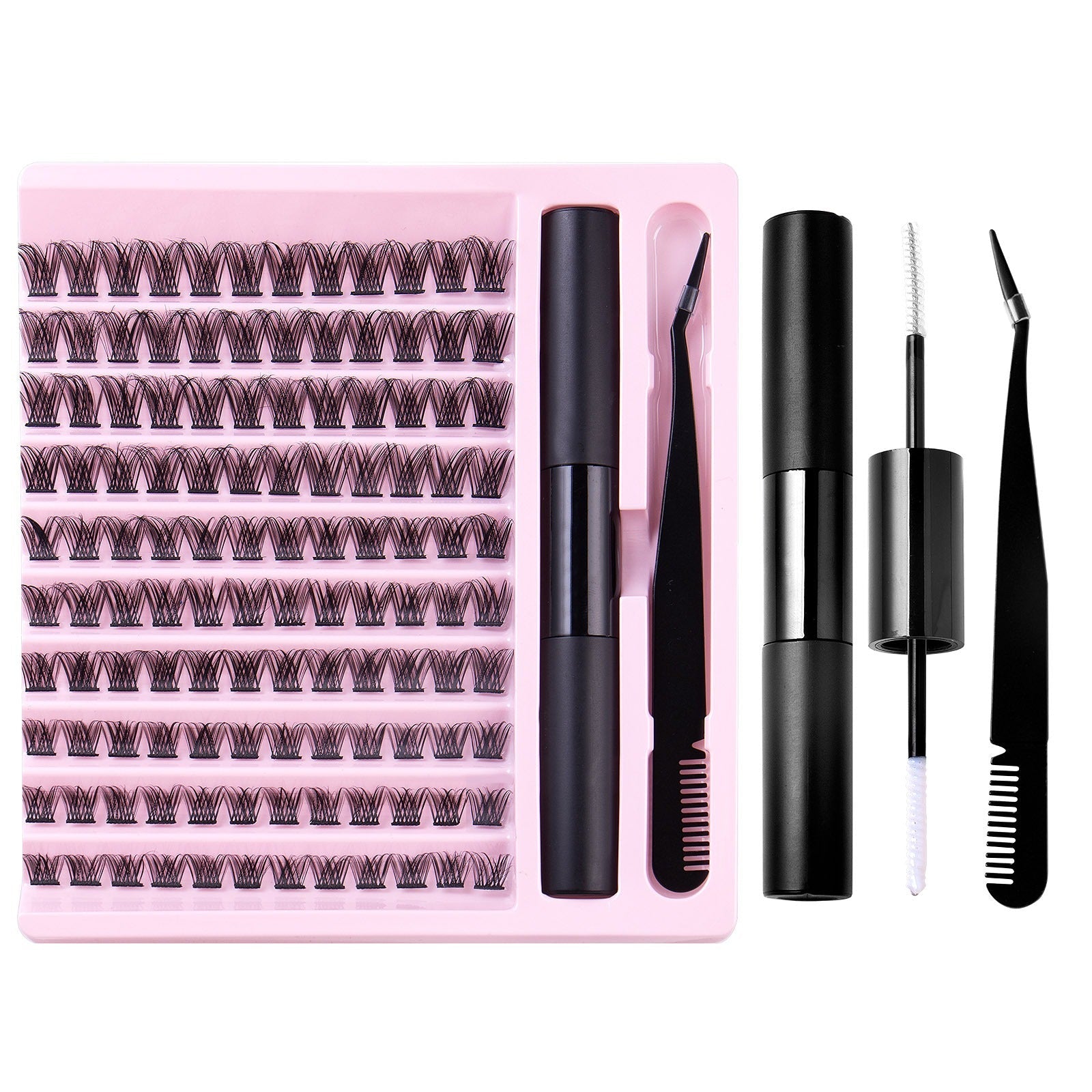 Lash Extension Kit with Bond Glue and Tweezers