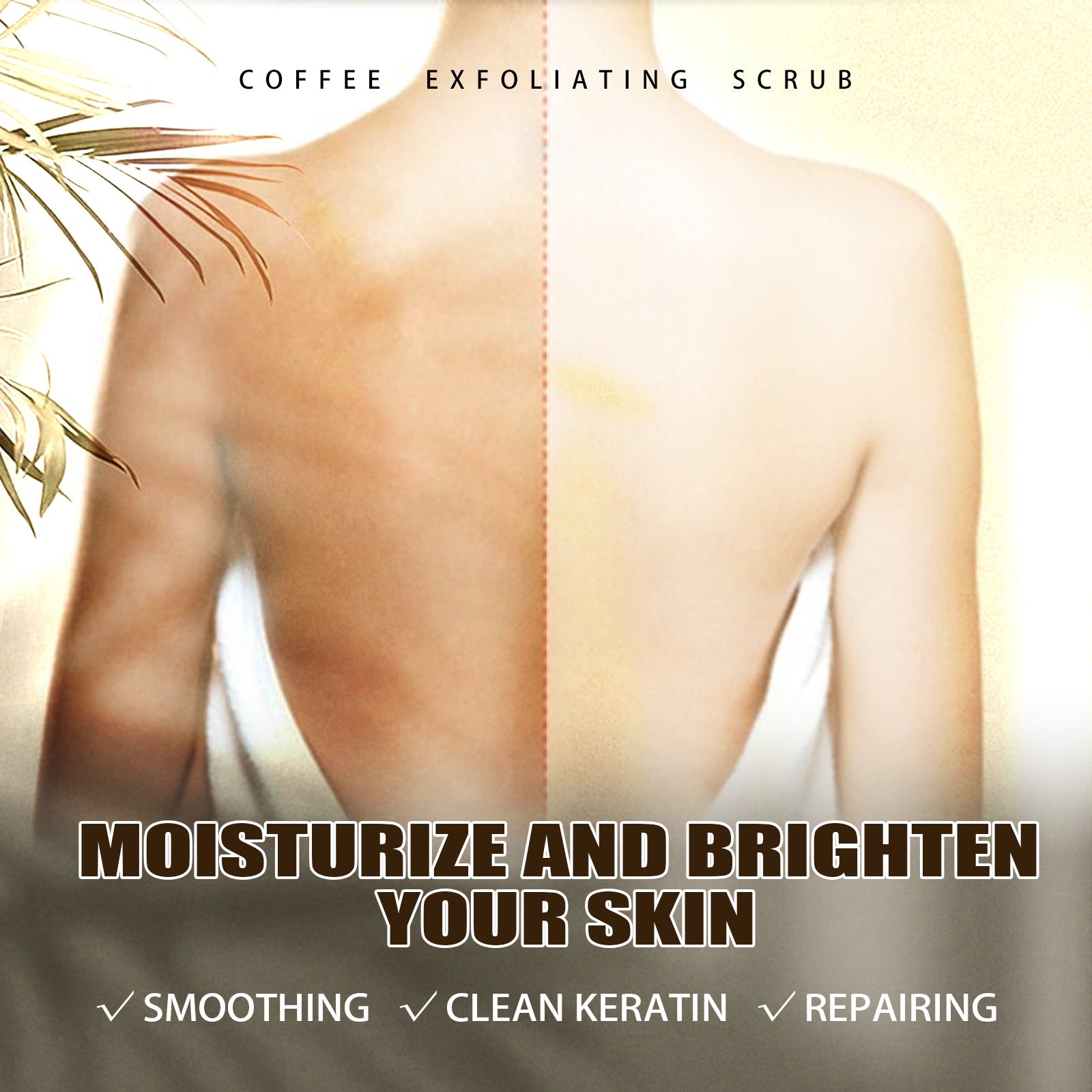 Coffee Body Scrub Exfoliating Brightening Skin Care Treatment