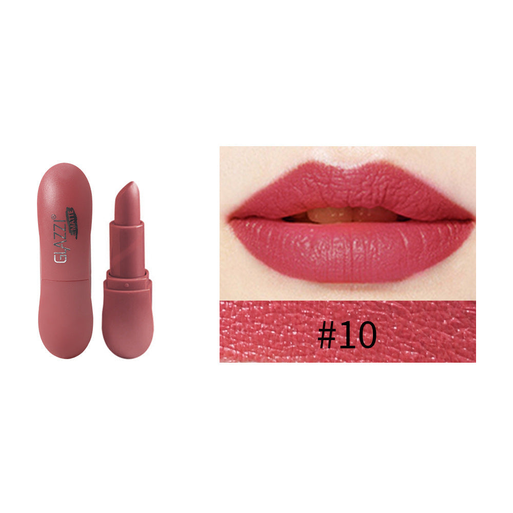 12-Color Rhombic Matte Lipstick Long-Lasting Non-Transfer Set