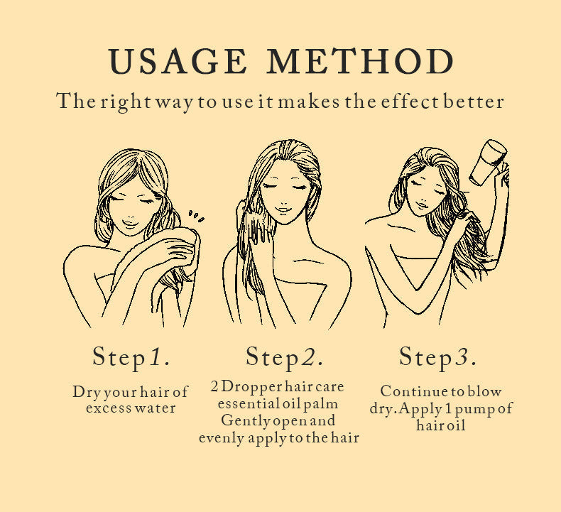 Honey Hair Oil Moisturizing Repair Serum for Smooth Hair