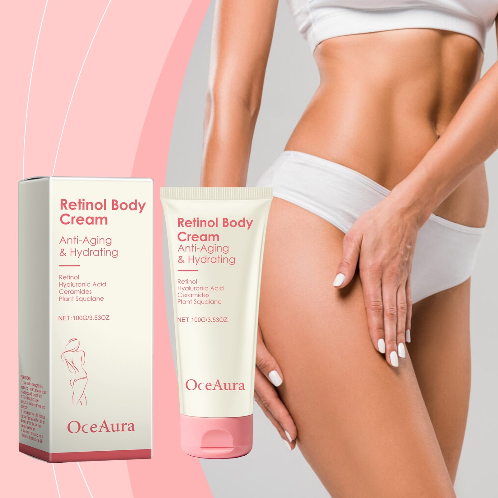 Retinol Firming Body Lotion Hydrating Nourishing Skin Care