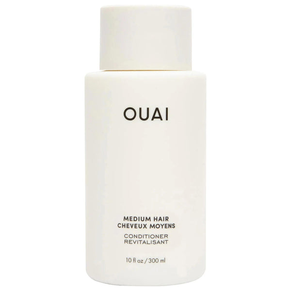 OUAI Medium Hair Conditioner - Color-Safe, Hydrating, Anti-Frizz, and Shine Enhancing for Coily, Curly, Straight, and Wavy Hair
