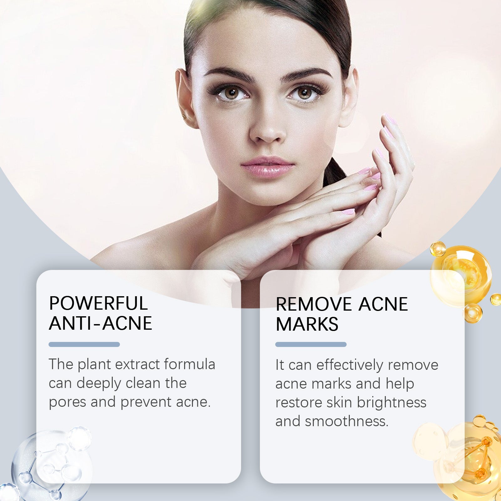 Acne Soothing Facial Serum Hydrating Gentle Skin Care Solution
