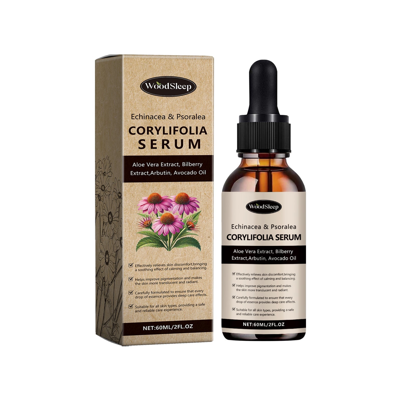 Echinacea Skin Soothing Serum for Hydrated Calm Radiant Skin