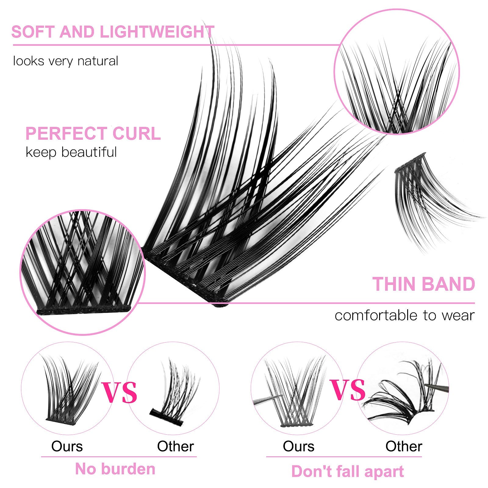 Lash Extension Kit with Bond Glue and Tweezers