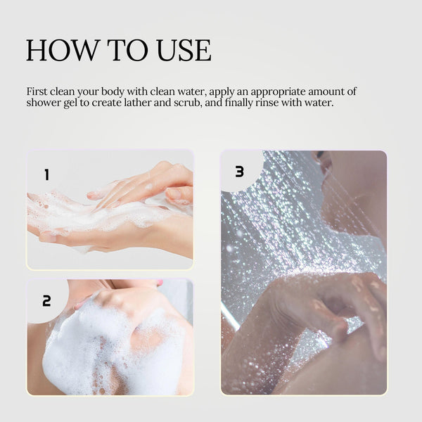 Niacinamide Scented Shower Gel Moisturizing Brightening Body Cleanser