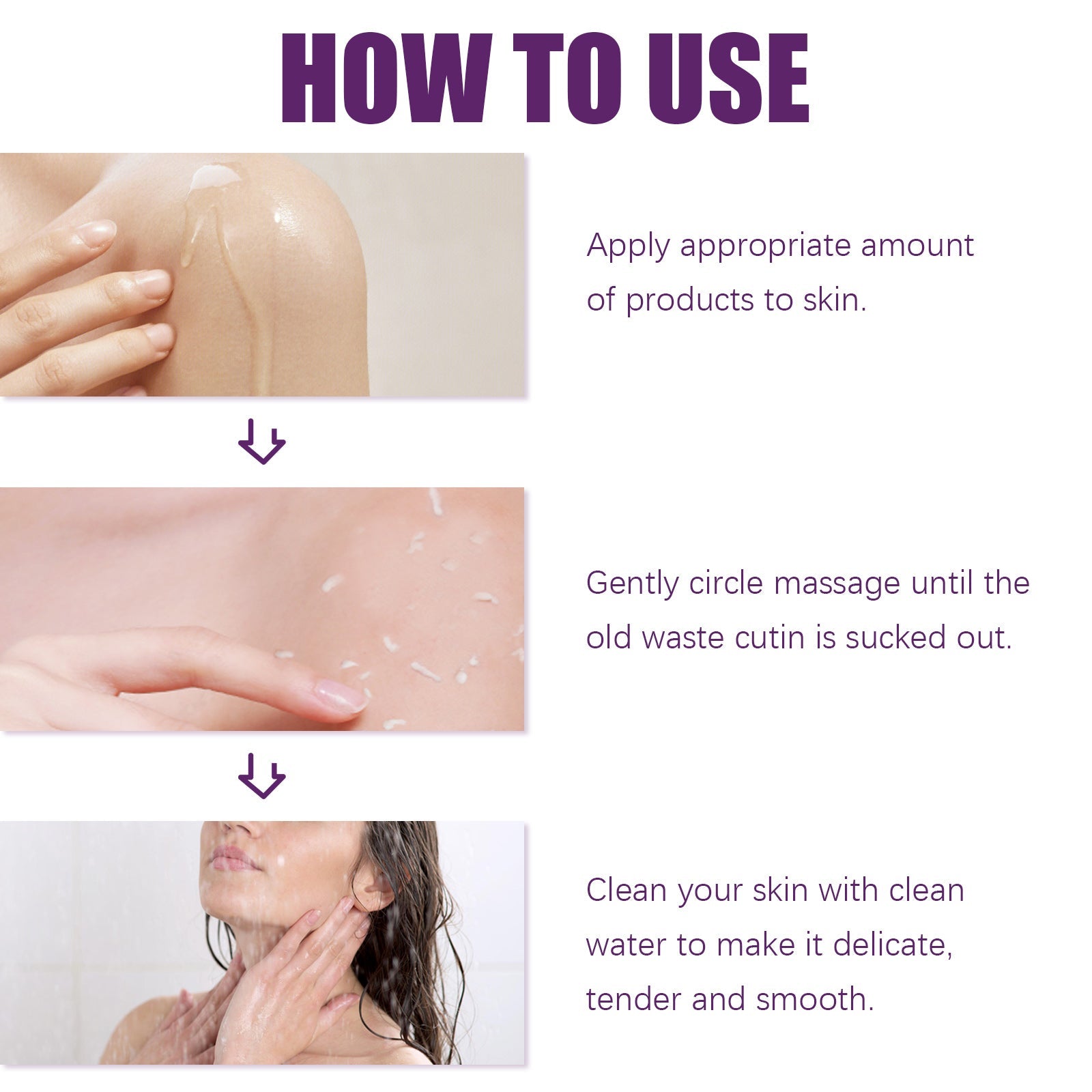 Back Acne Cleansing Clay Scrub Body Wash Gel