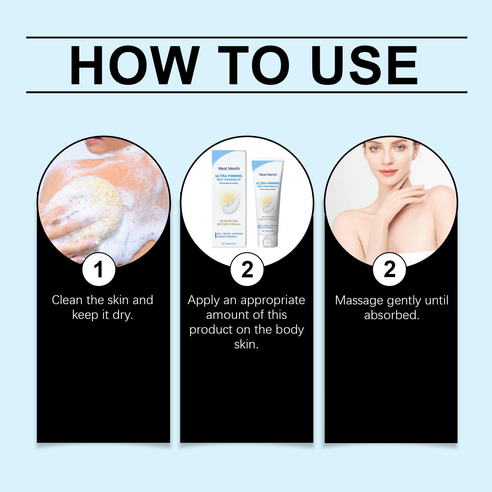 Firming Body Lotion Moisturizing Skin Lifting Massage Care