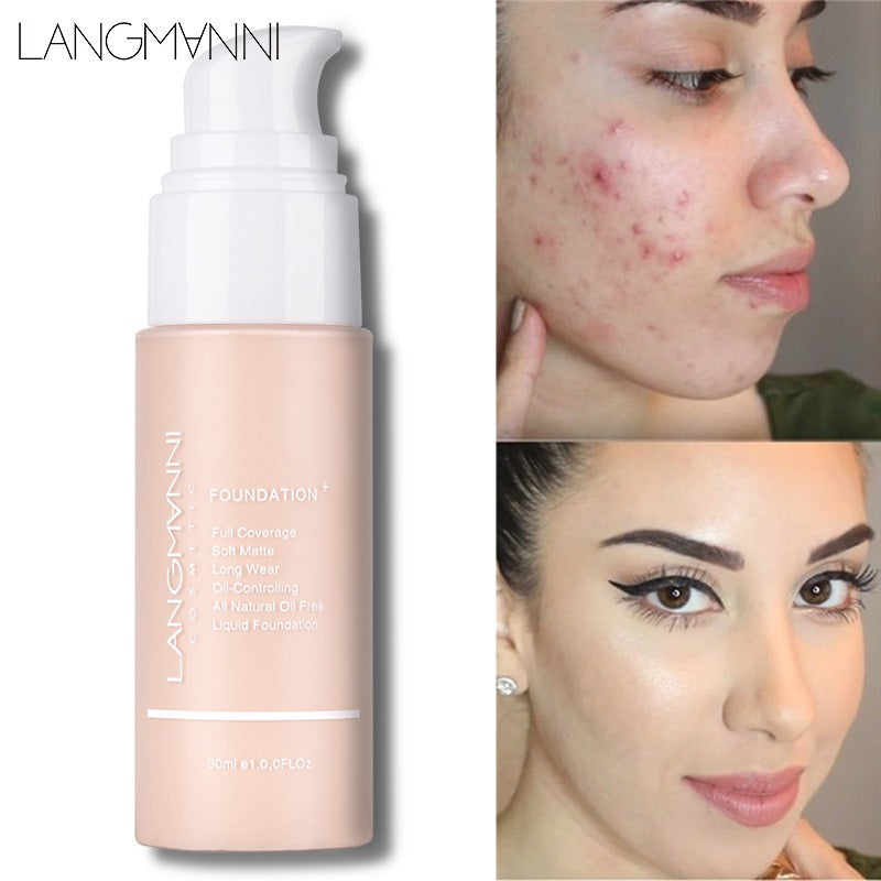 Matte Oil-Control Concealer Foundation Long-Lasting Face Makeup