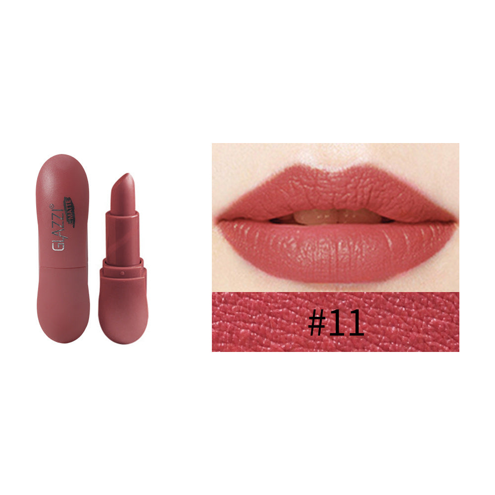 12-Color Rhombic Matte Lipstick Long-Lasting Non-Transfer Set