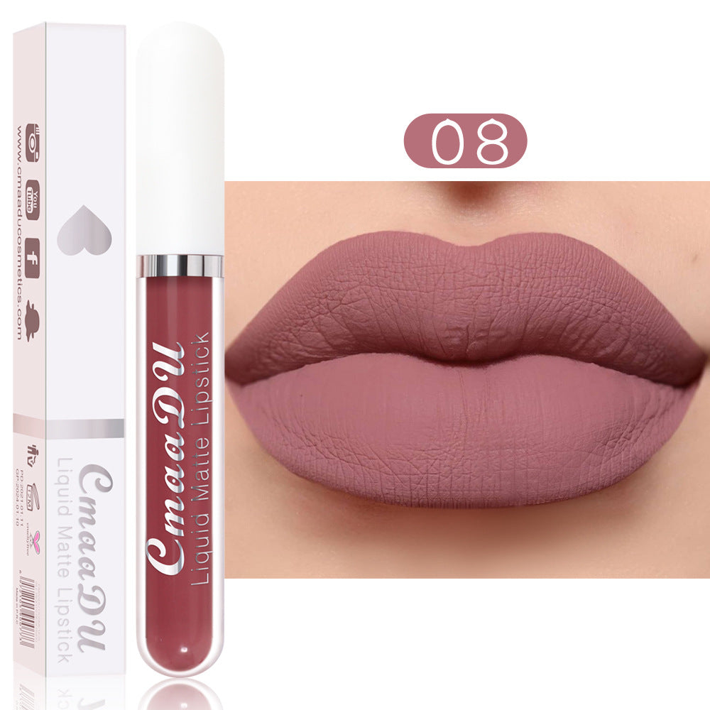 18-Color Matte Waterproof Long-Lasting Lipstick Collection Set