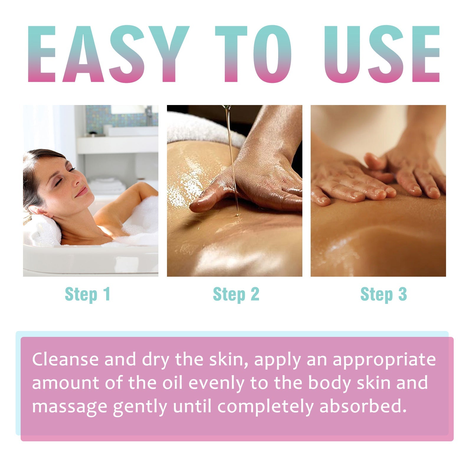 Moisturizing Body Oil Relaxing Massage Skin Care Essence