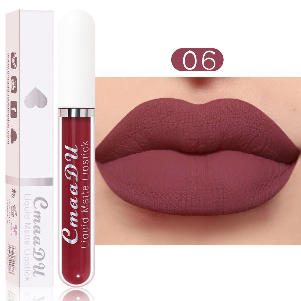 18-Color Matte Waterproof Long-Lasting Lipstick Collection Set