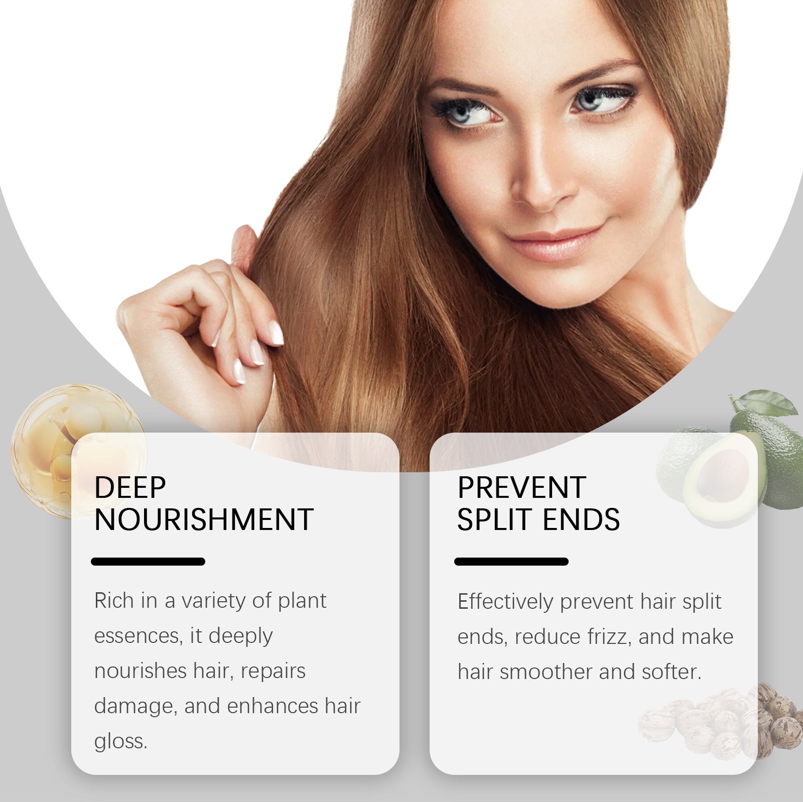 Nourishing Leave-In Conditioner for Soft Shiny Healthy Hair