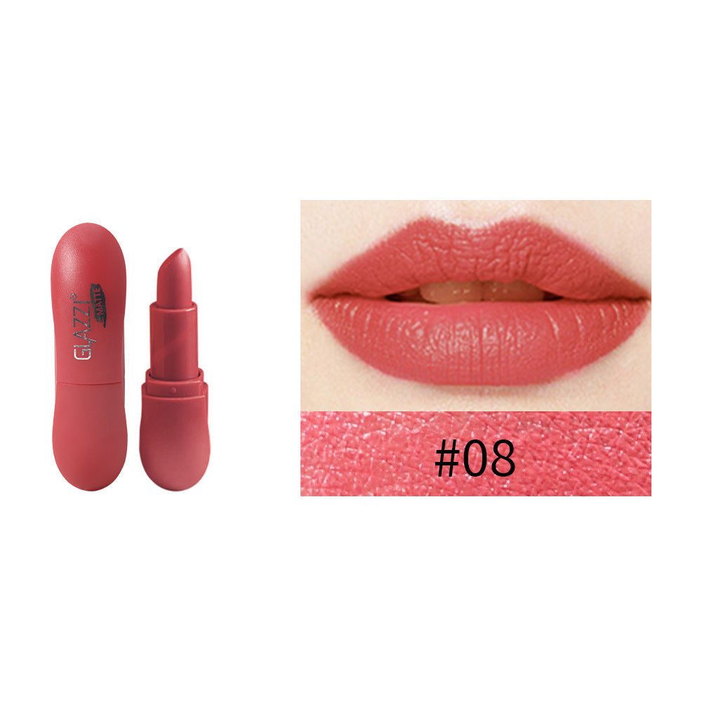 12-Color Rhombic Matte Lipstick Long-Lasting Non-Transfer Set