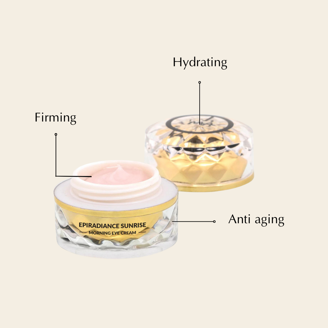 Sunrise Firming Skincare Set for Mature Skin – Serum, Cream & Eye Cream, Nut-Free