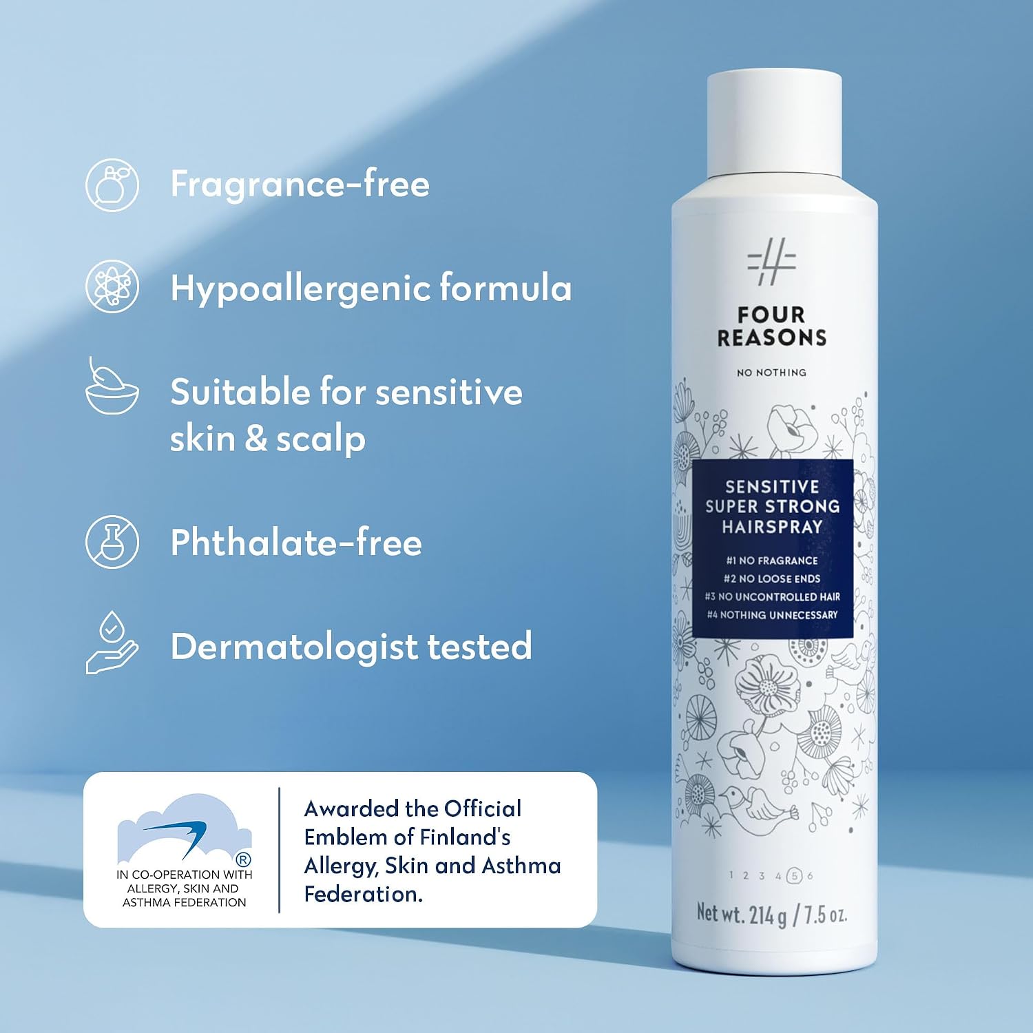 Sensitive Super Strong Hold Hairspray