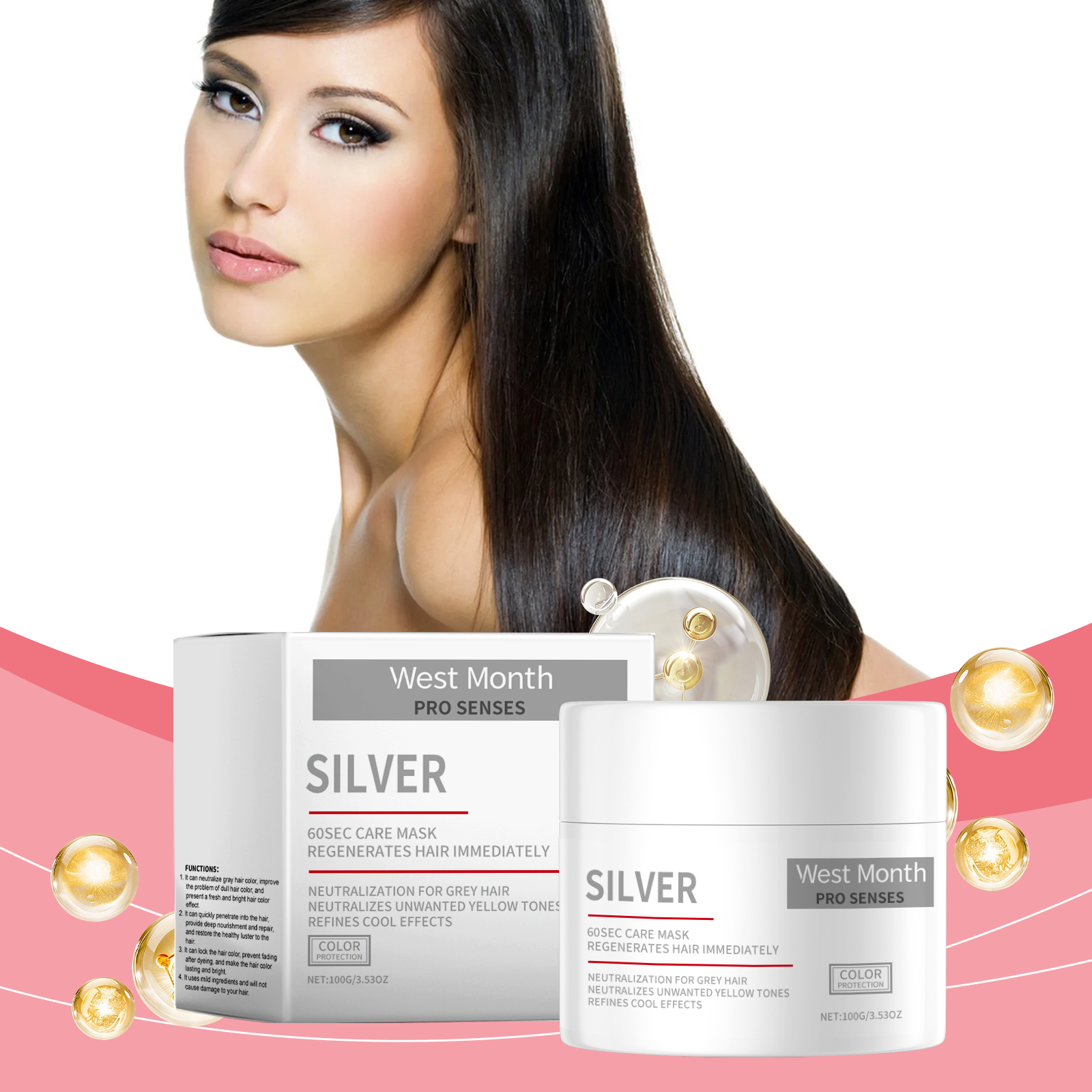 Moisturizing Hair Treatment Mask for Dry Frizzy Hair Repair