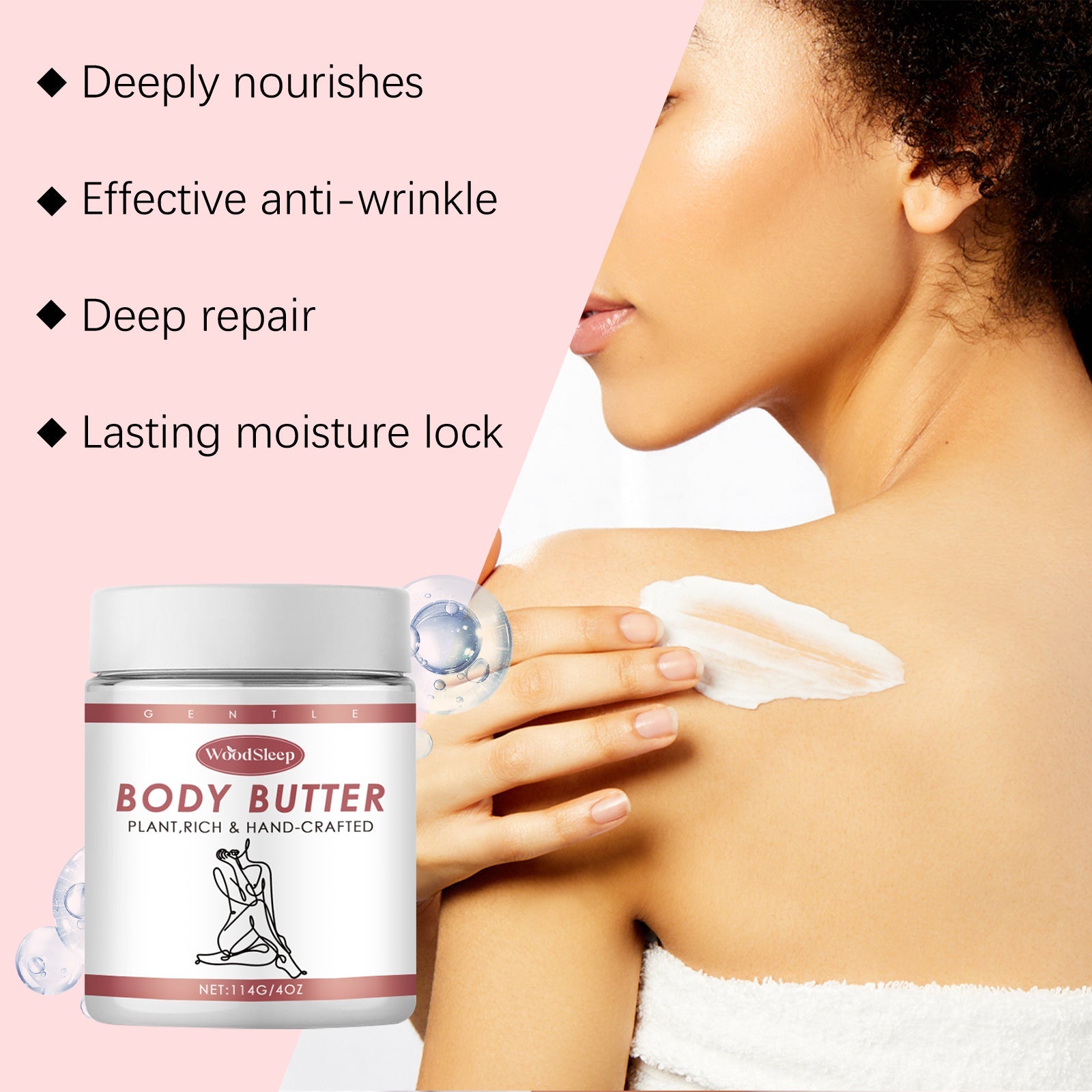 Woodsleep Moisturizing Body Lotion Dry Skin Care Formula