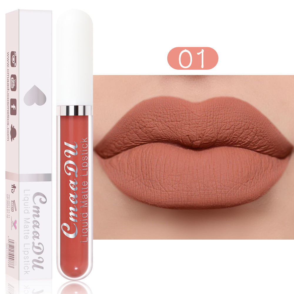 18-Color Matte Waterproof Long-Lasting Lipstick Collection Set