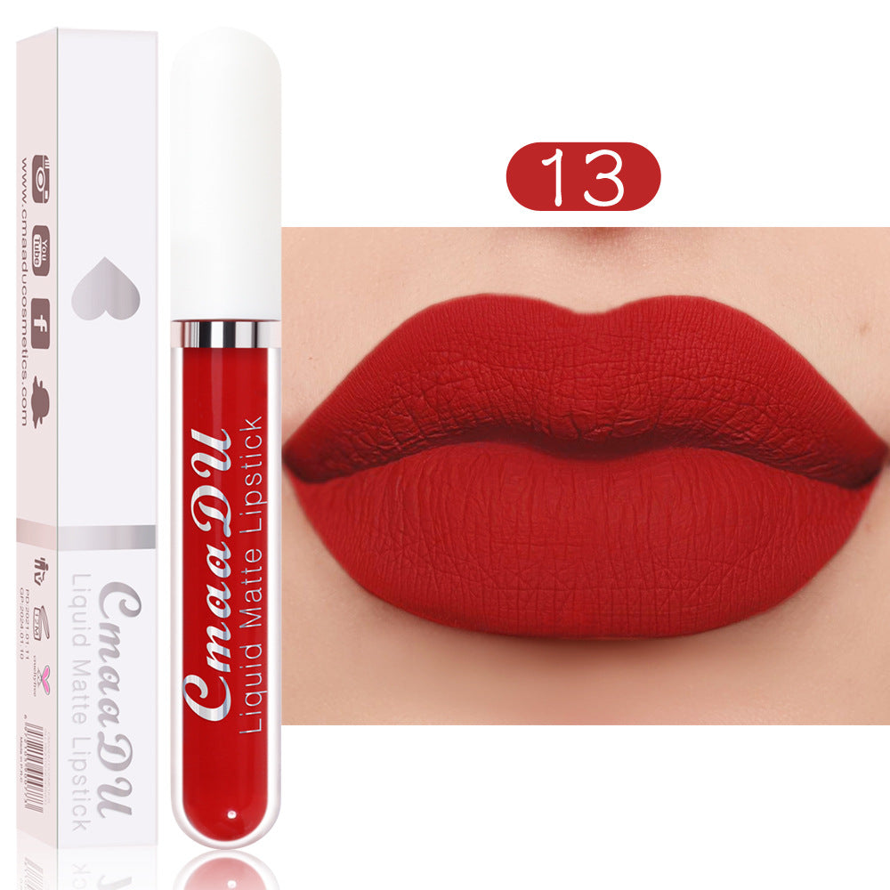 18-Color Matte Waterproof Long-Lasting Lipstick Collection Set