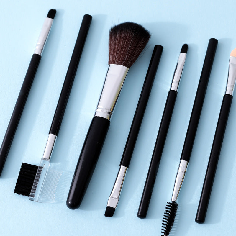 7-Piece Makeup Brush Set Complete Beauty Tool Collection