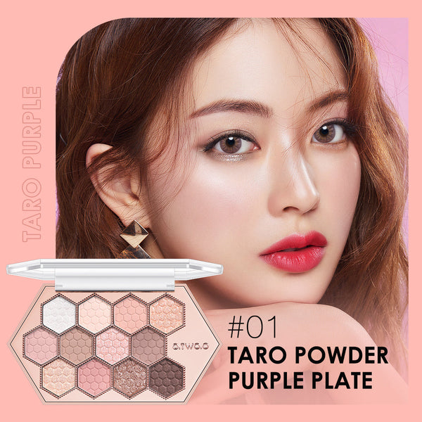 Honeycomb Hexagonal 12-Color Eyeshadow Palette Natural Highlight Makeup