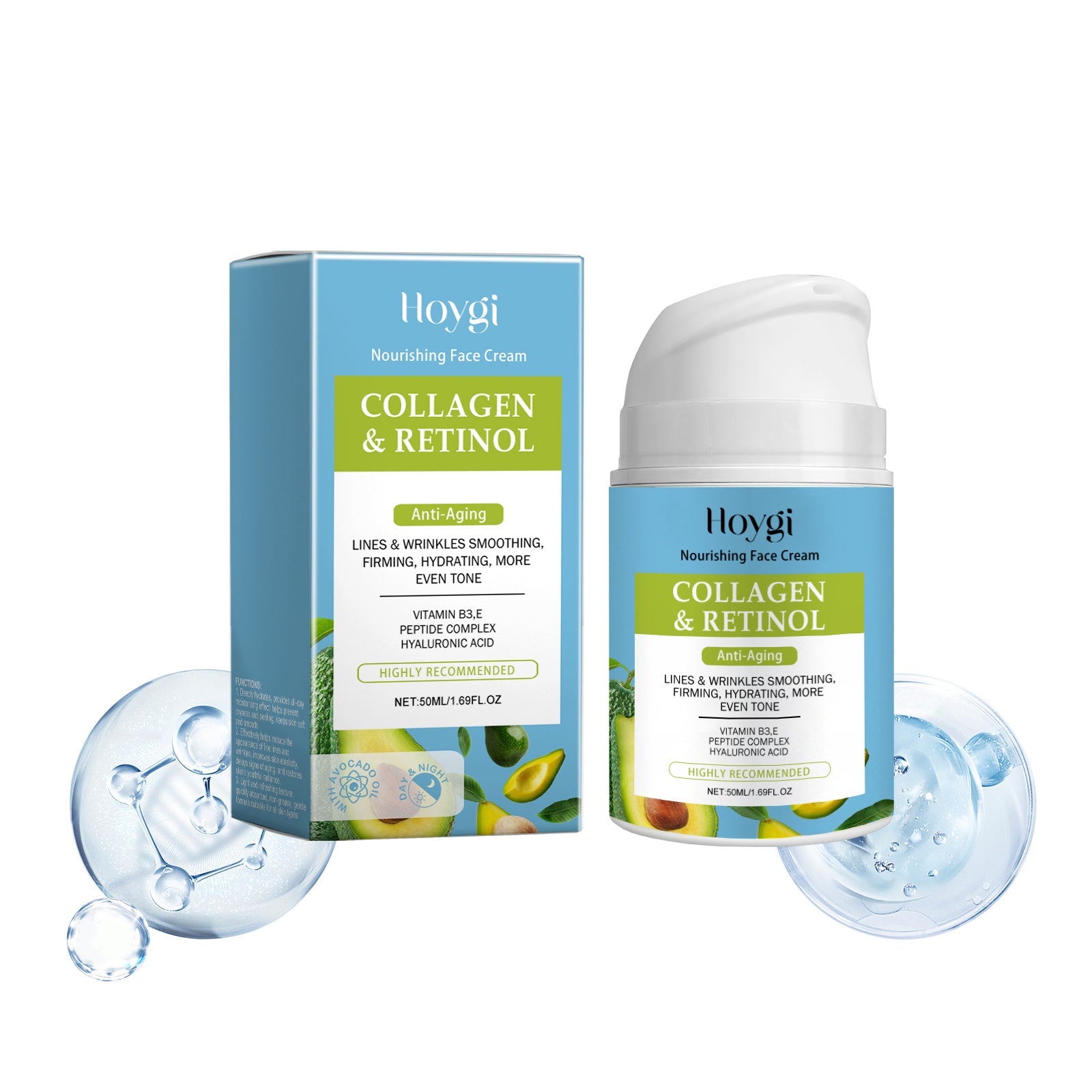 Collagen Facial Moisturizer Hydrating Anti-Aging Skin Care Cream
