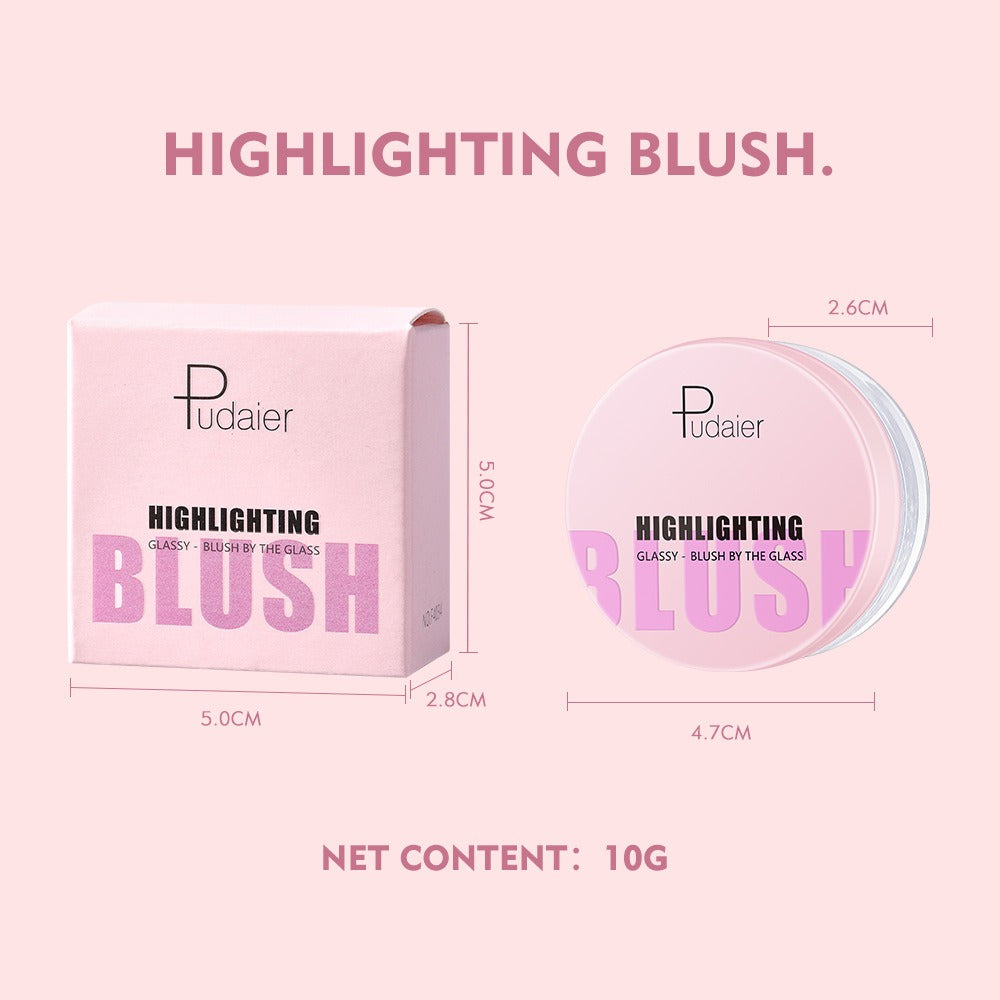 Pudaier Color-Changing Gel Blush Natural Highlight Makeup Cream