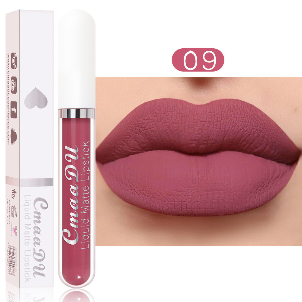 18-Color Matte Waterproof Long-Lasting Lipstick Collection Set