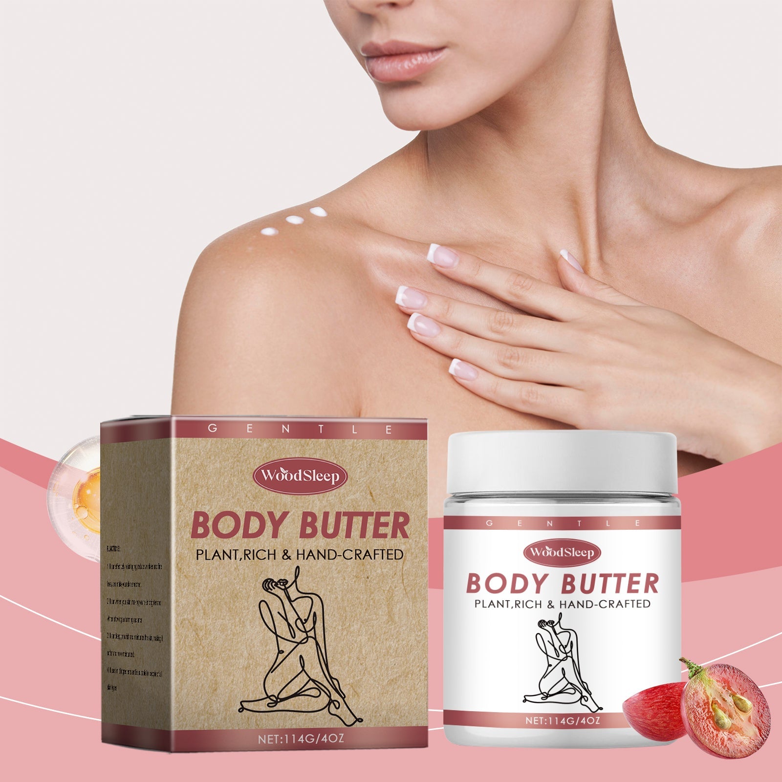 Woodsleep Moisturizing Body Lotion Dry Skin Care Formula