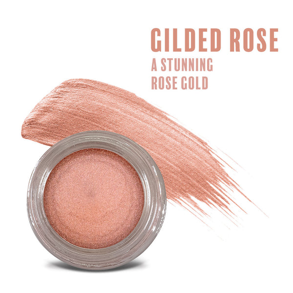 Gilded Rose Any Wear Creme - A Waterproof Multi-tasking creme to powder product for eyes, cheeks & lips. Can be worn anywhere