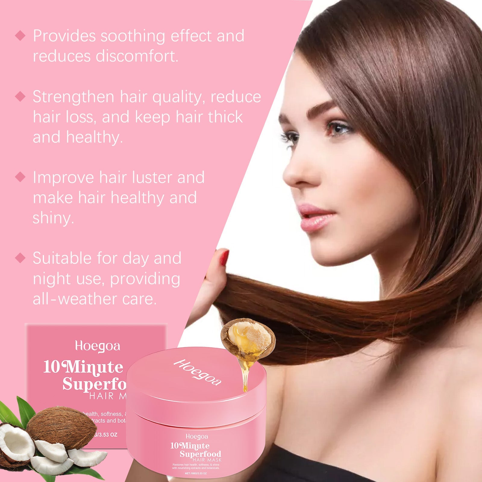Nourishing Daily Hair Mask for Hydrated Smooth Healthy Hair