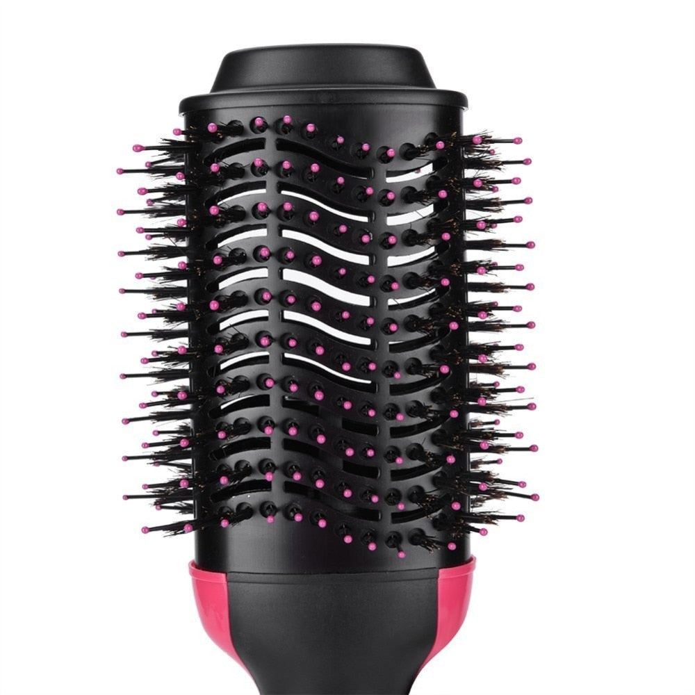 2-in-1 Rotating Hair Dryer Volumizer Hot Brush Styler