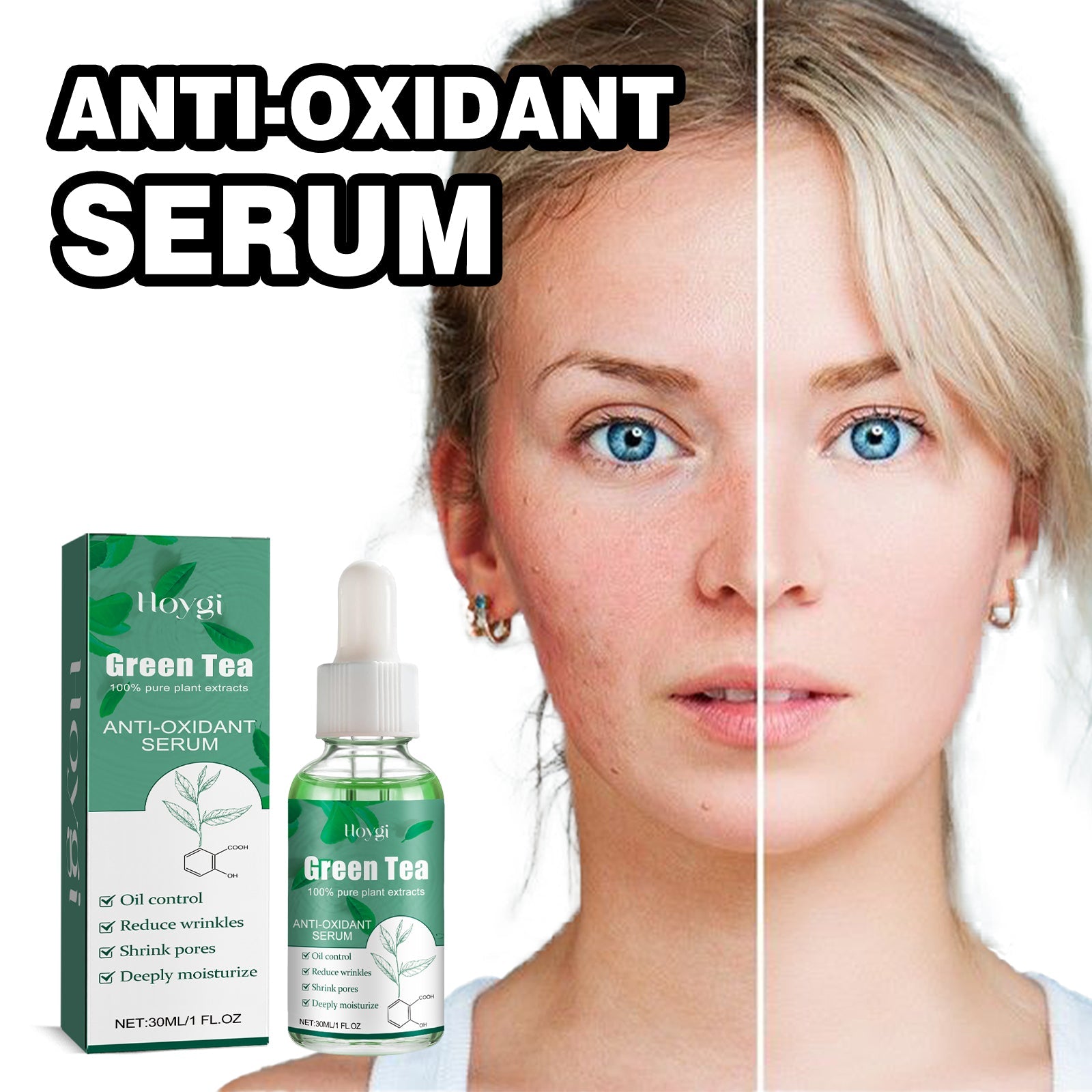 Green Tea Moisturizing Toner Refreshing Hydrating Skin Care