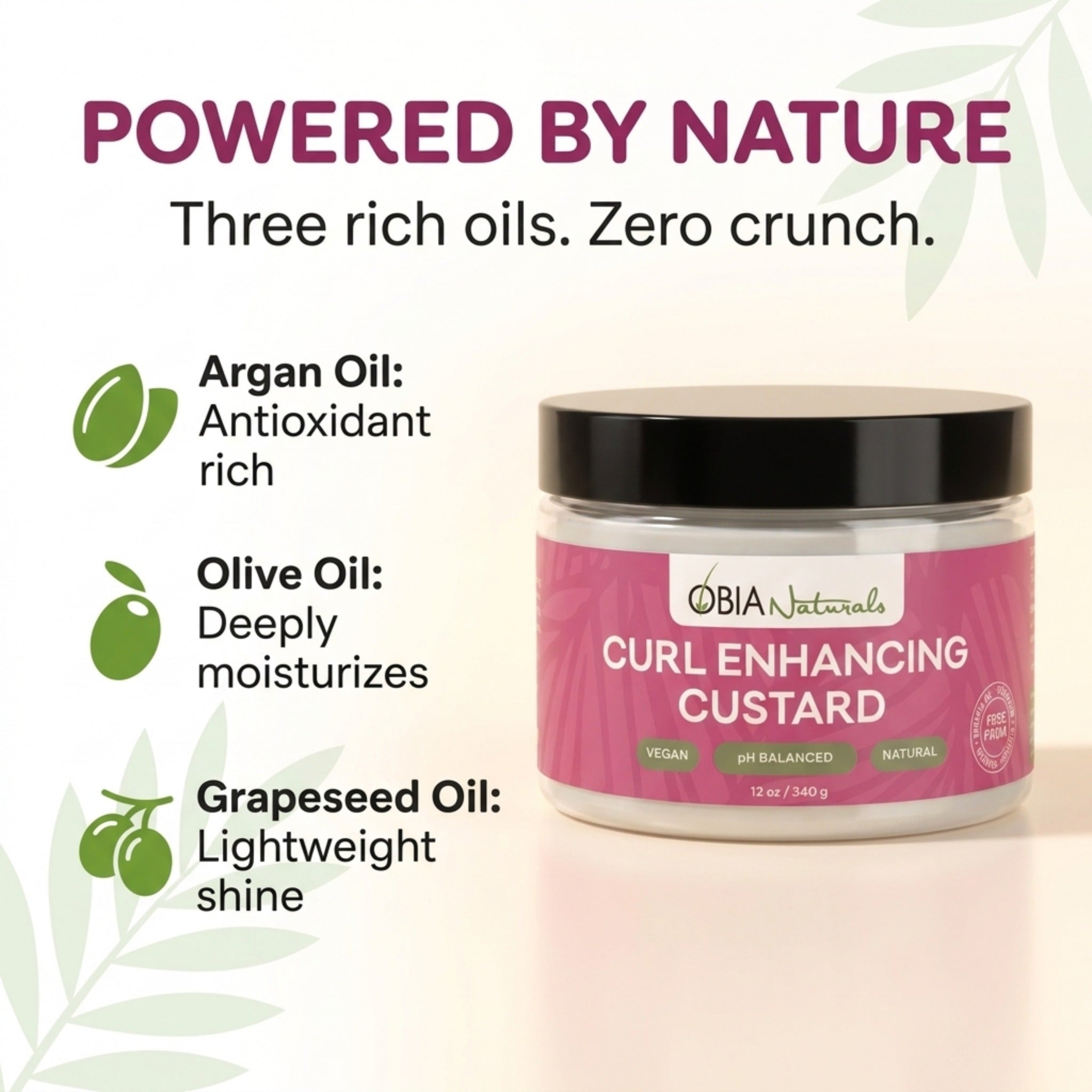 Curl Enhancing Custard — Defining Curl Gel for Curly Hair