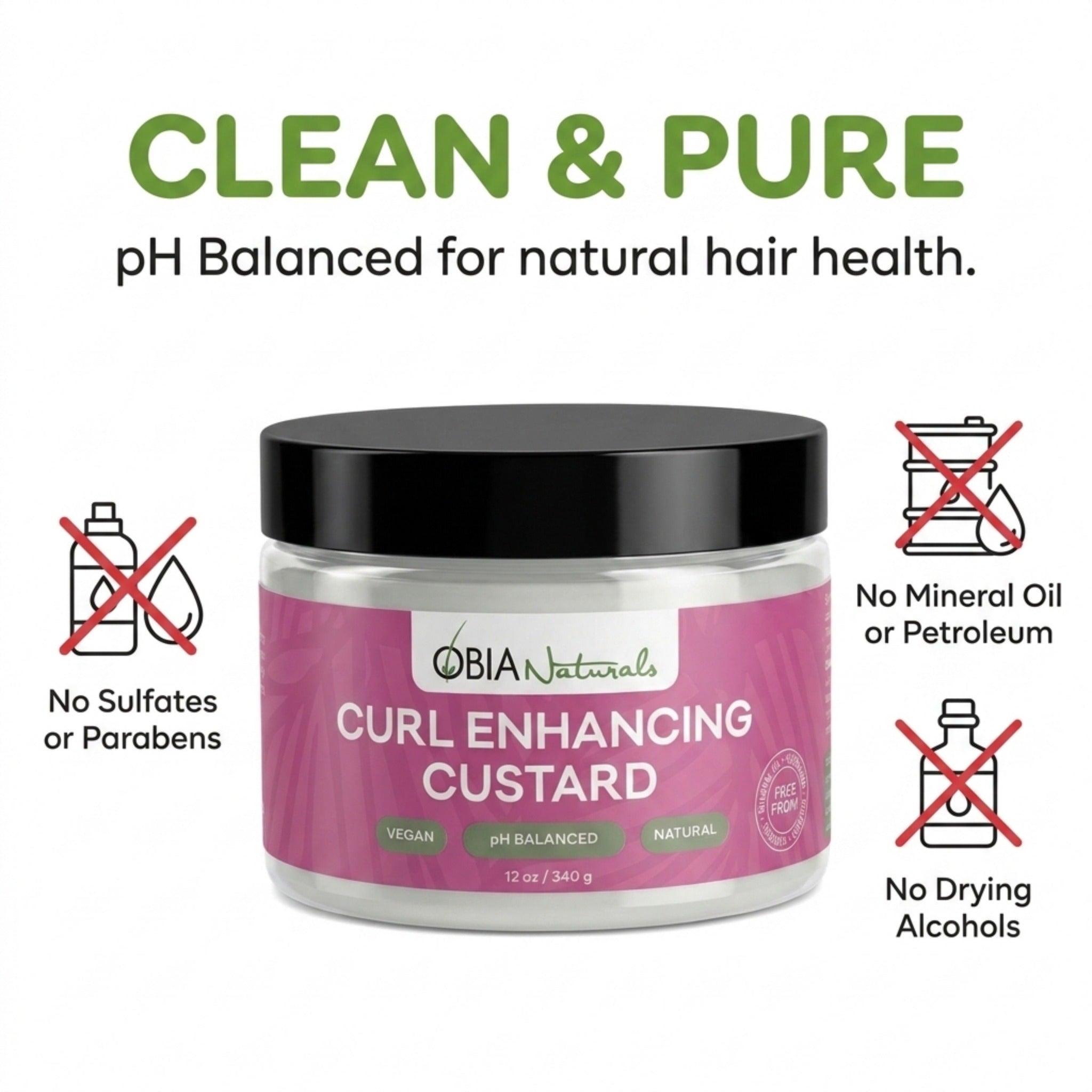 Curl Enhancing Custard — Defining Curl Gel for Curly Hair