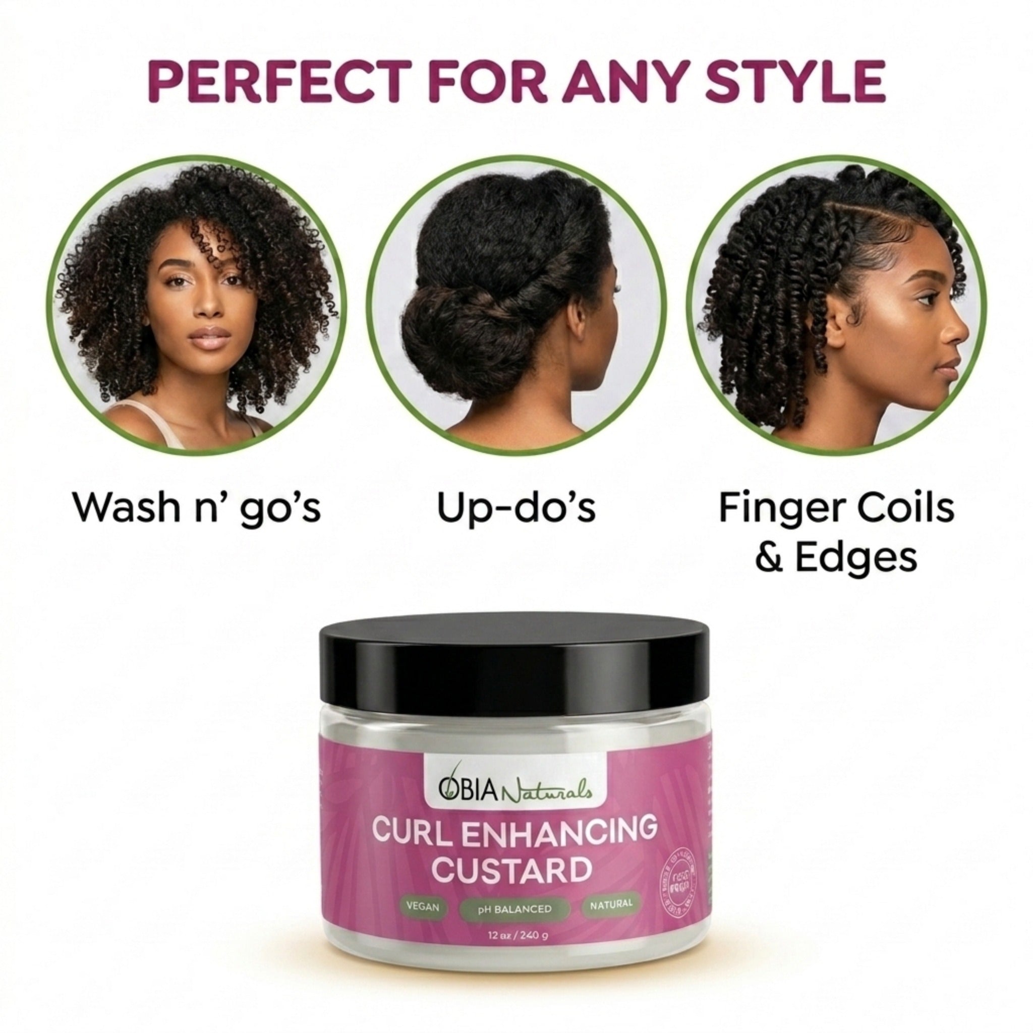 Curl Enhancing Custard — Defining Curl Gel for Curly Hair