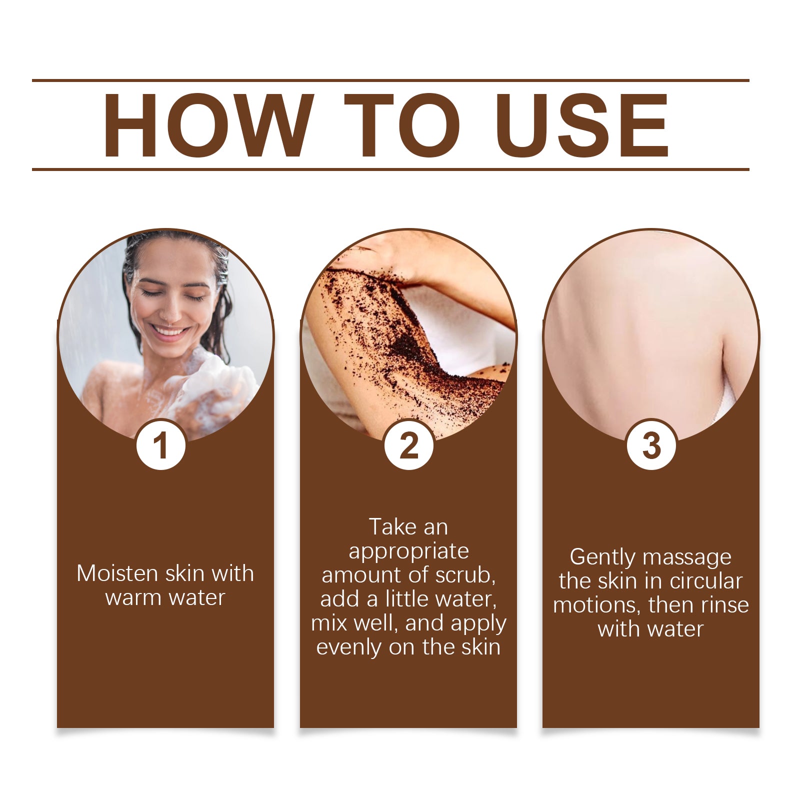 Coffee Body Scrub Exfoliating Moisturizing Refreshing Skin Care Treatment