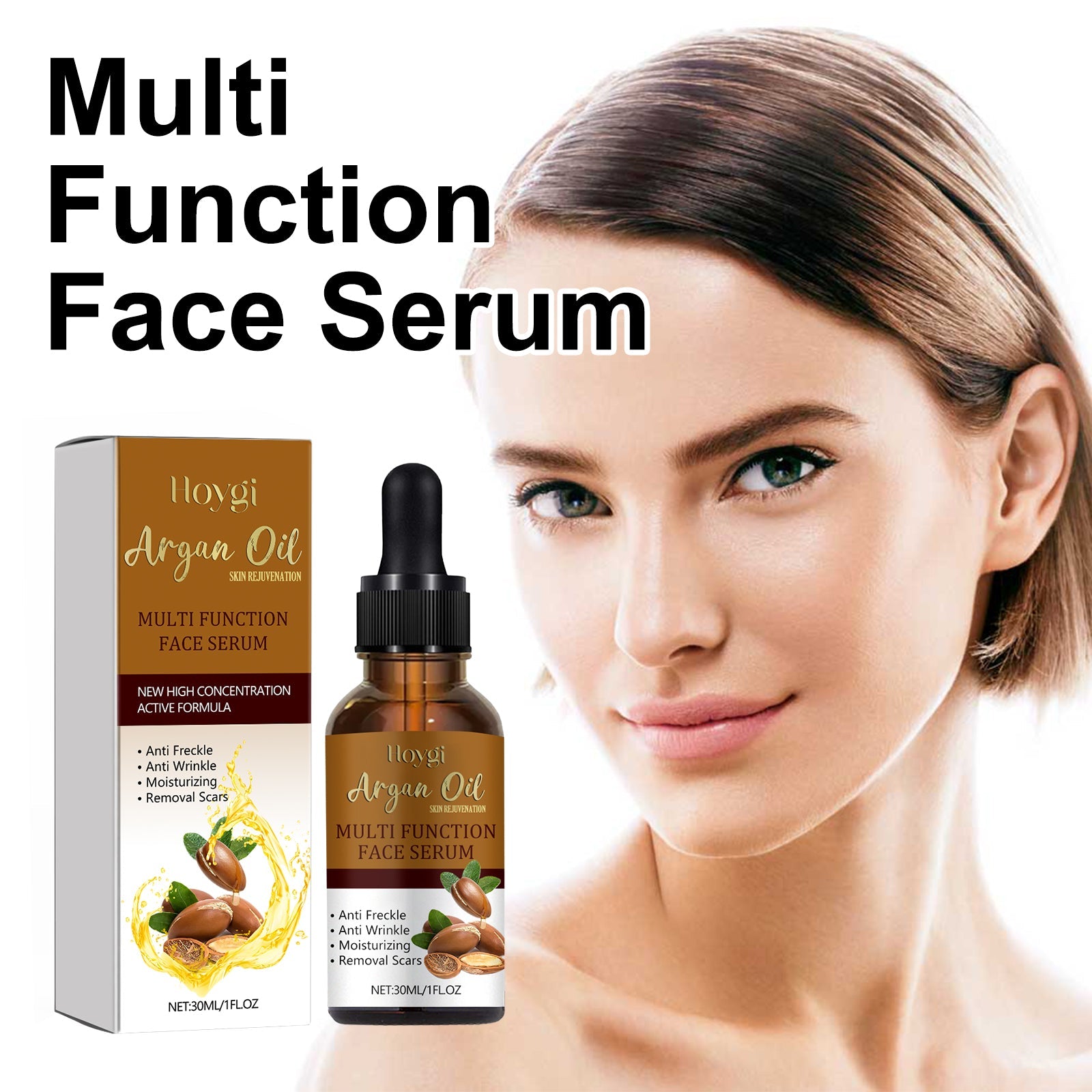 Multi-Function Face Serum for Hydrated Smooth Radiant Skin Care