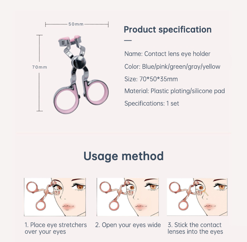 Contact Lens Inserter Remover Soft Tip Tool Kit