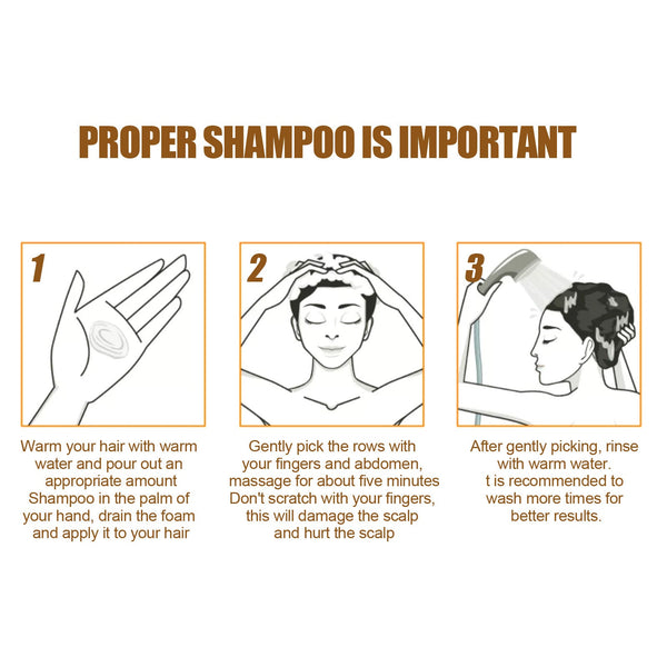 Ginger Juice Moisturizing Hair Repair Shampoo for Stronger Hair