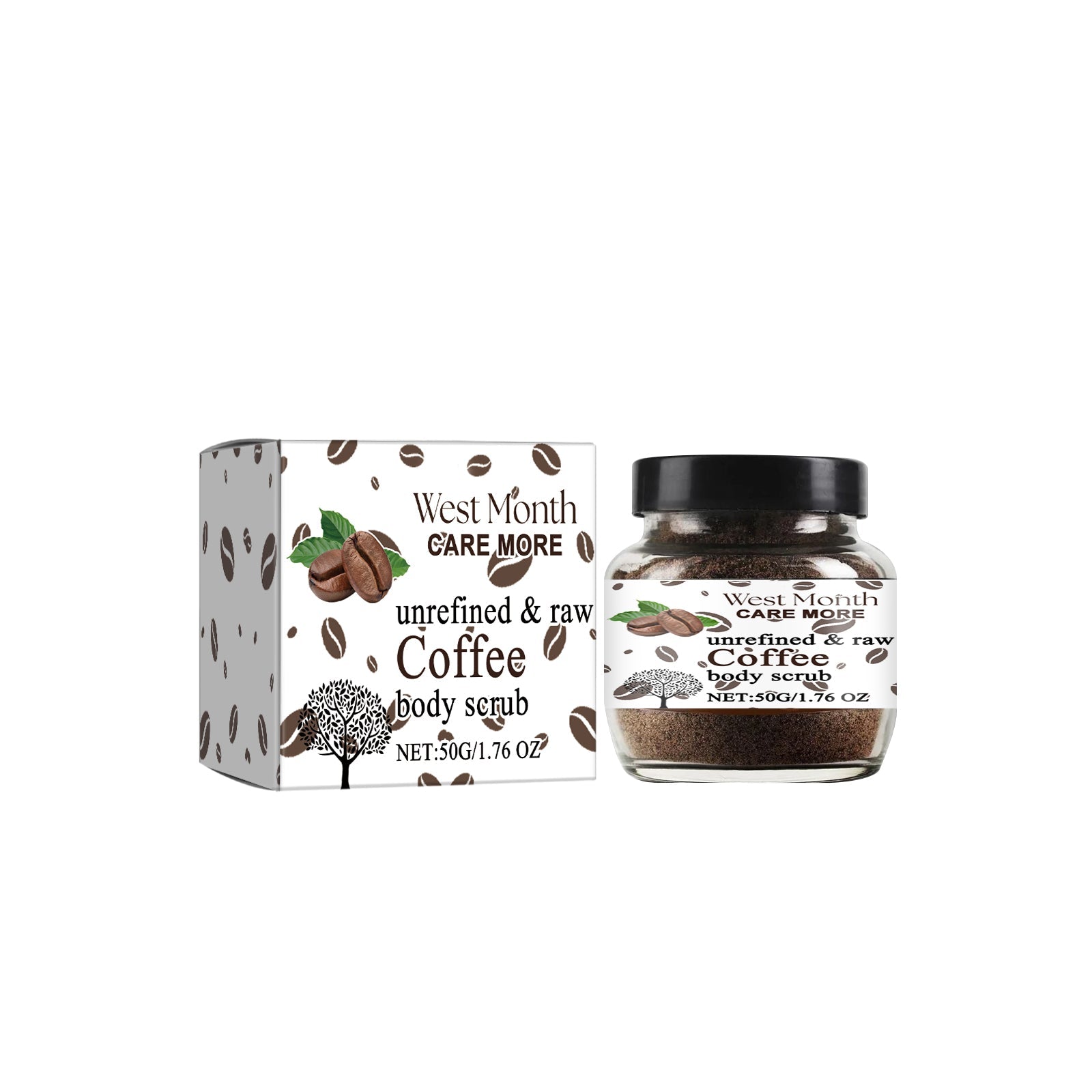 Coffee Body Scrub Exfoliating Moisturizing Refreshing Skin Care Treatment