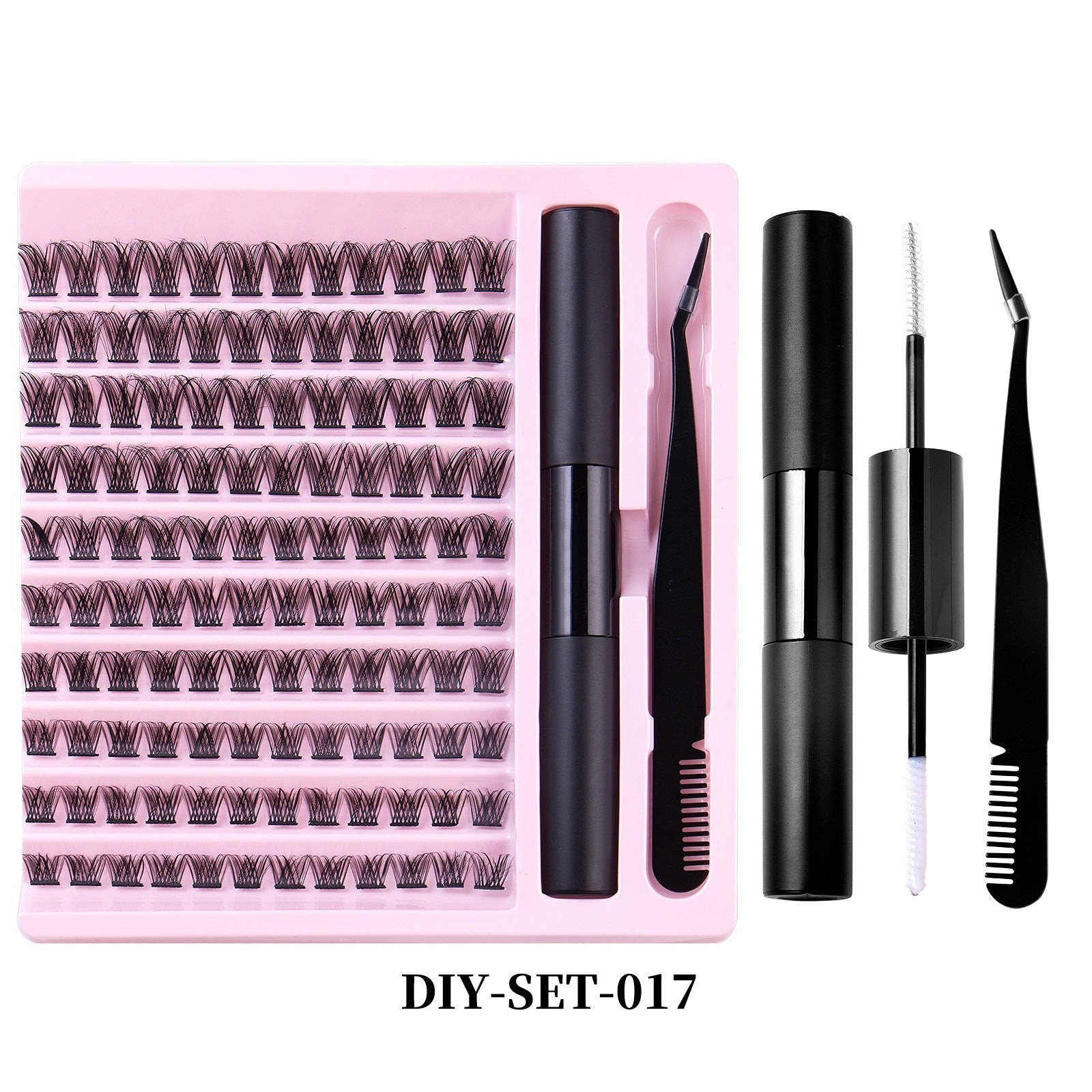 Lash Extension Kit with Bond Glue and Tweezers