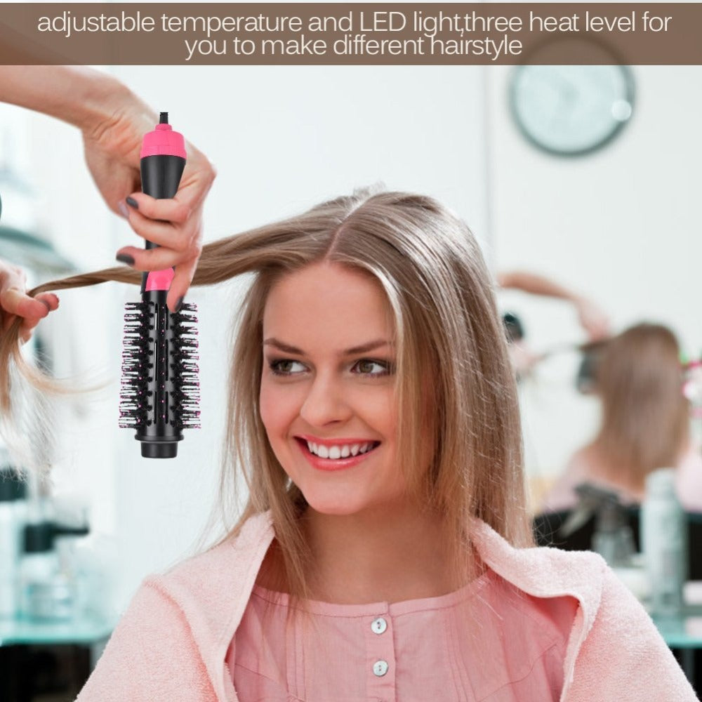 2-in-1 Rotating Hair Dryer Volumizer Hot Brush Styler